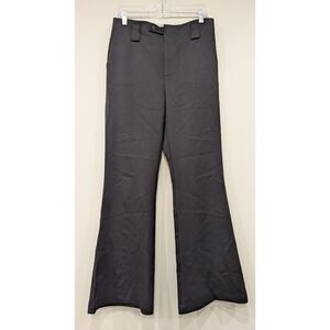 ORTTU Black Flare Leg Dress Pants Size Small
